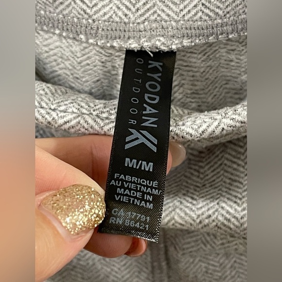 Kyodan RUN HERRINGBONE JACQUARD WARM LEGGING Size Medium - Picture 9 of 10